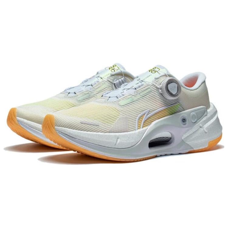 Li Ning Furious Rider 7.0 PRO Abriebfest Atmungsaktiv Niedrig geschnitten Laufschuhe Damen Weiß ARZT002-2