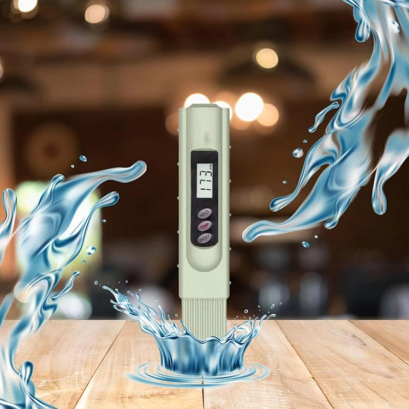 

3 Keys TDS Water Tester with Temperature Detection Water Quality Test Pen Paper Box Packaging TDS Measurement Pen (2PCS)