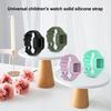 Soft Silicone Solid Color Adjustable Children Watch Band Wristband Replacement for Garmin Fit JR3