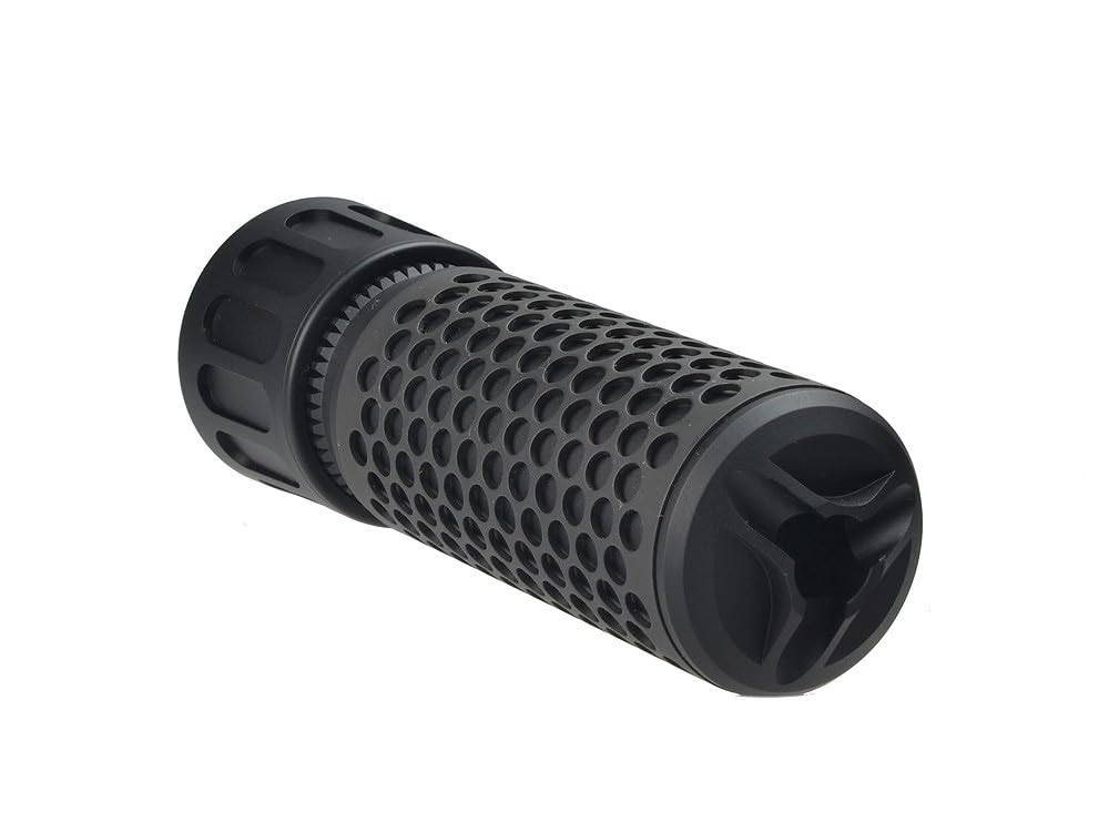MADBULL KAC QDC CQB Airsoft Dummy Suppressor, Reverse Thread, Black, K03-002BKCCW
