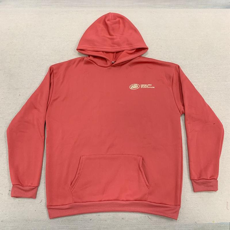 European and American Foreign Trade Minimalist Trend Letter Printing Daily Casual Loose Men's and Women's Hooded Sweatshirt