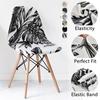 High Elastic Milk Silk Chair Cover Removable Solid Dining Room Living Room Decor Slipcover