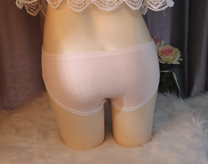 Padded Cover Panties Crossdressing Shorts Underwear Lace Pants Disguise Lingerie Free [cocoriko] Men's Men's Boys' (JP, Alphabet, Size, R_Pink)