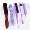 5PCS Hair Comb Set, Hair Edge Comb, Sharp Tail Comb, Tear Hair Brush, French Braiding Tool, Suitable for All Hair Qualities