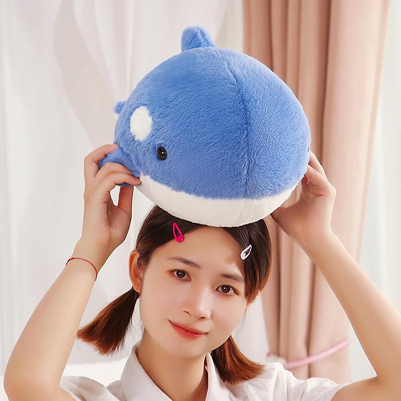 35/45CM Simulation Killer Whale Plush Toys Stuffed Orcinus Orca Fish Doll Shark Cartoon Soft Sleep Pillow Kids Girls Baby Gifts