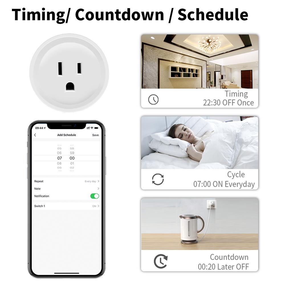 Tuya Doodle Smart WiFi Zigbee Plug with Alexa Voice Control
