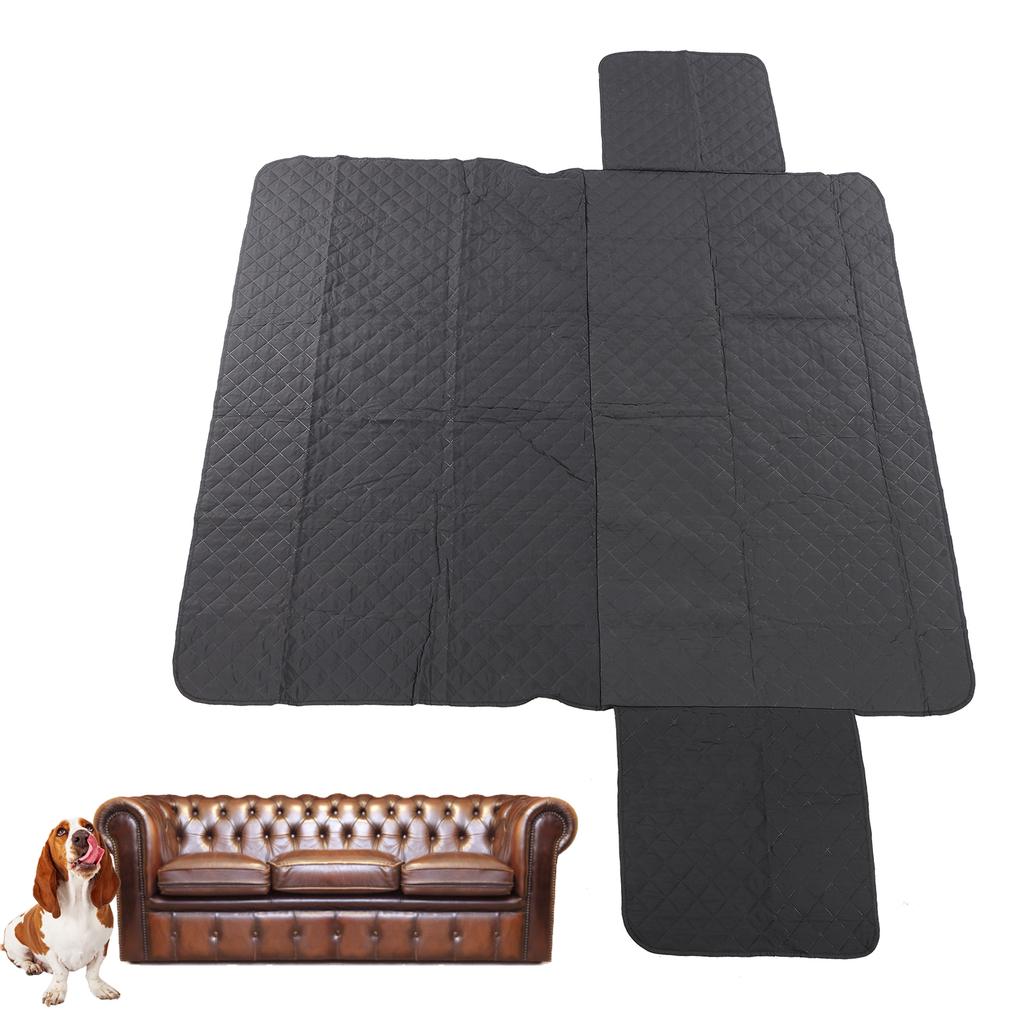 Pet Sofa Cushion Slipcover Furniture Protector Waterproof AntiBite Living Room Couch Cover(Three