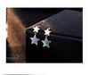 Elegant Retro Five-Point Star Earrings for Women - Korean Style Fashionable Jewelry