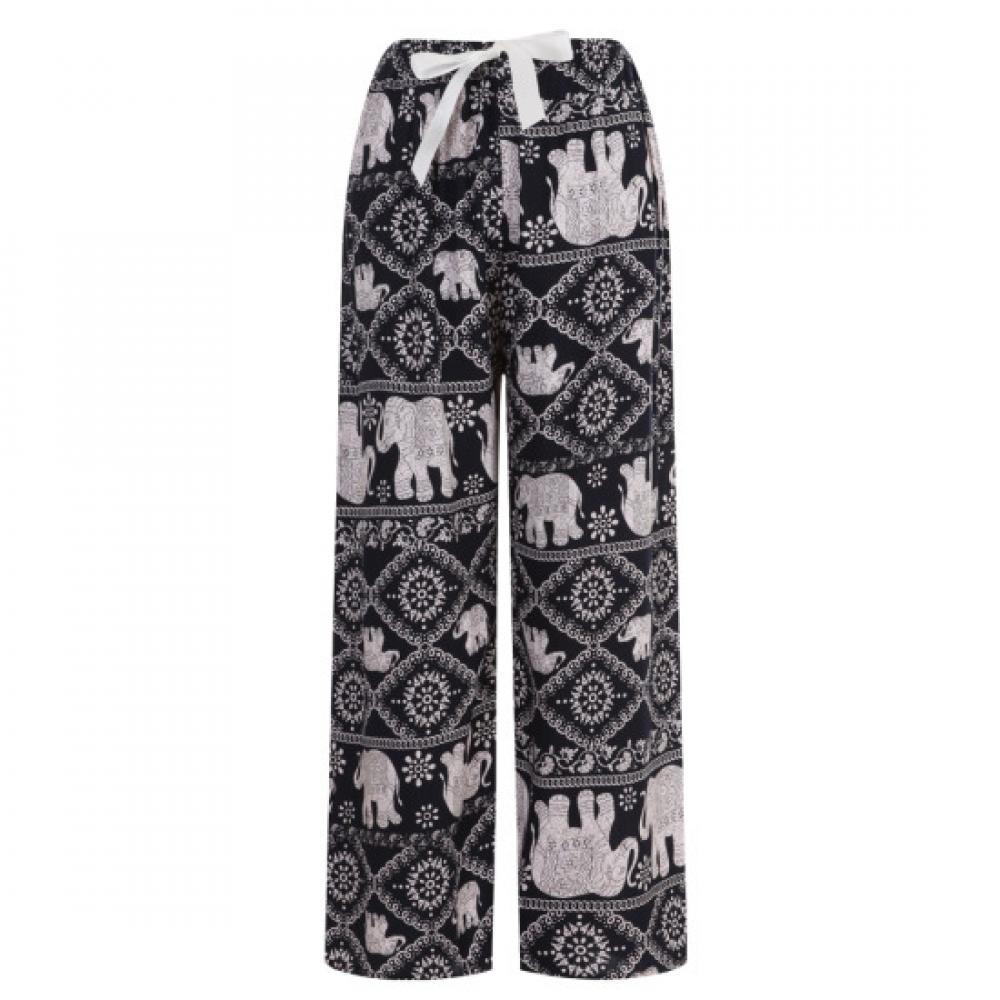 Shop   Women S Comfortable Beach Cool Feeling 9 Part Wide pantS Cha Wpt 20367