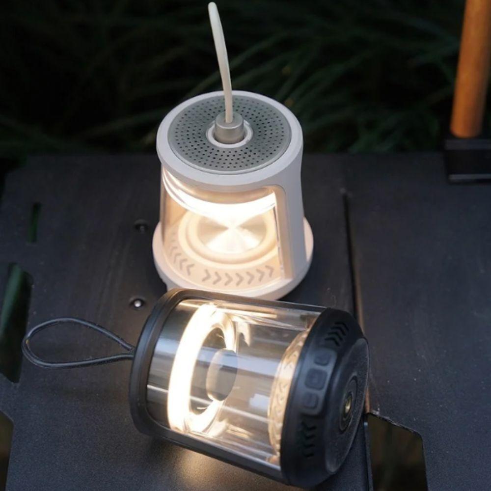 Warm Light Camping Lantern Rechargeable Long Battery Life Camping Hanging Lamp Ambient Light Ultra-Long Battery