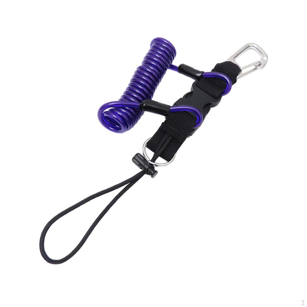 Tauchspirale Lanyard Kamera Metallarmband Seil Kostenlos für Wassersport
