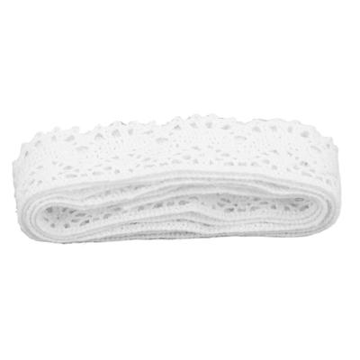 Lace Ribbon DIY Cutting Elegant Style Clear Patterns Quilting Accessories for Christmas Wedding DecorationWhite