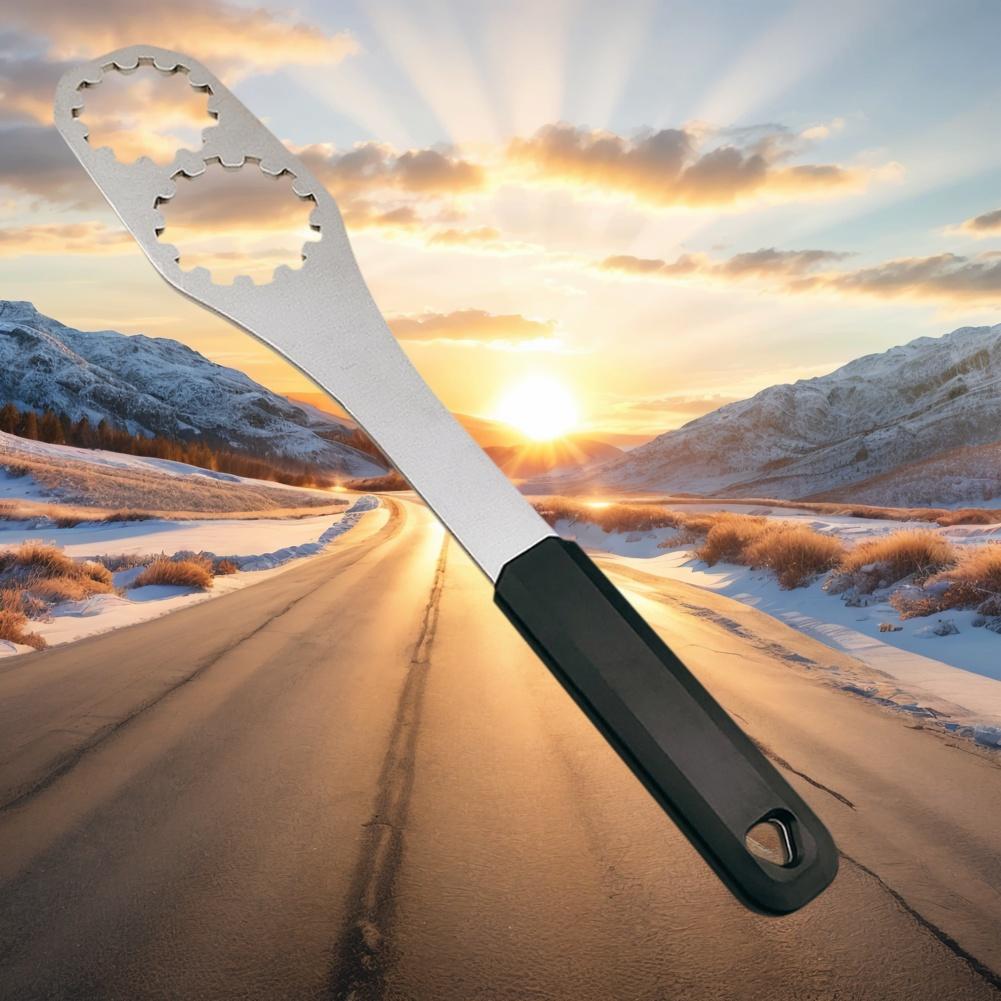 Bicycle Cassette Flywheel Removal Tool Stainless Steel Bicycle Freewheel Repair Tool Bicycle Wrench Bike Maintenance Accessories