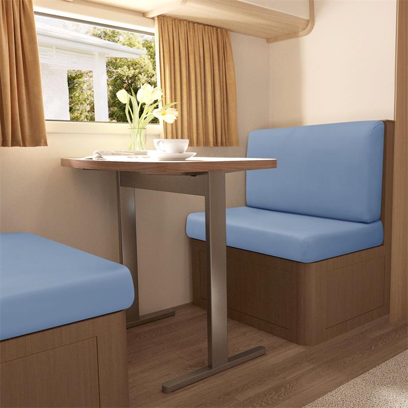 2 Stück/Set Wohnmobil Dinette Polsterbezüge Dehnbar Camper Sofa Sitzbezüge Verstellbare Essplatz-Sitzbezüge Bank Rückenlehnen-Dekor