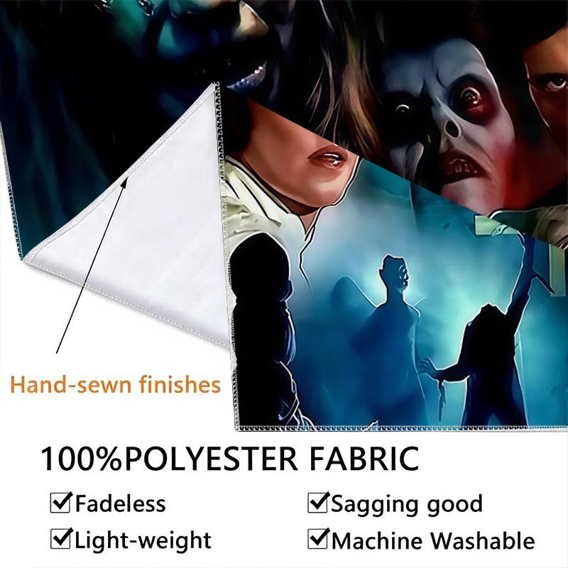 Horror Movie Characters Tapestry Tapestry Background Cloth Fashion Print Homestay Soft Decoration Tapestry Background Wall Hanging Cloth