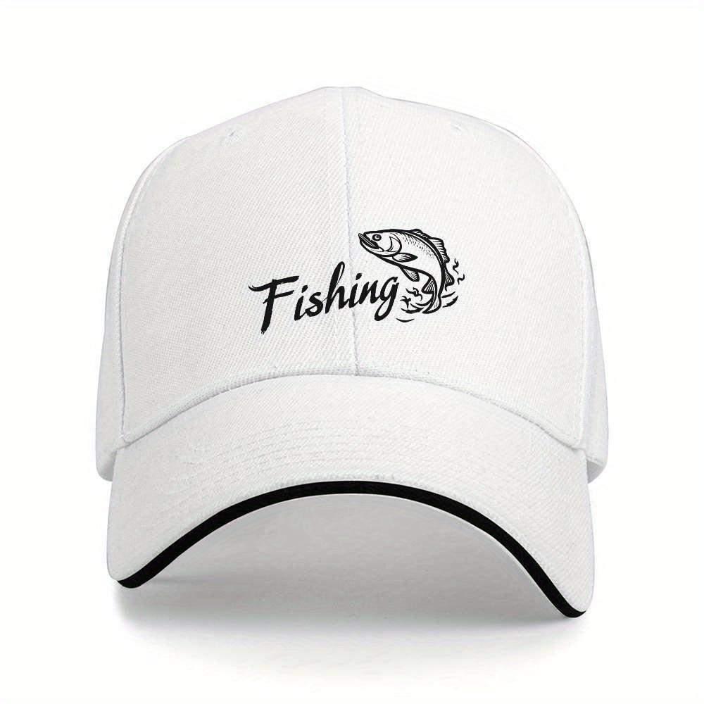 1pc Fishing Baseball Cap  Adjustable Strap Lightweight NonStretch Hat for Men  WomenFishing TripAppropriate for Any Season