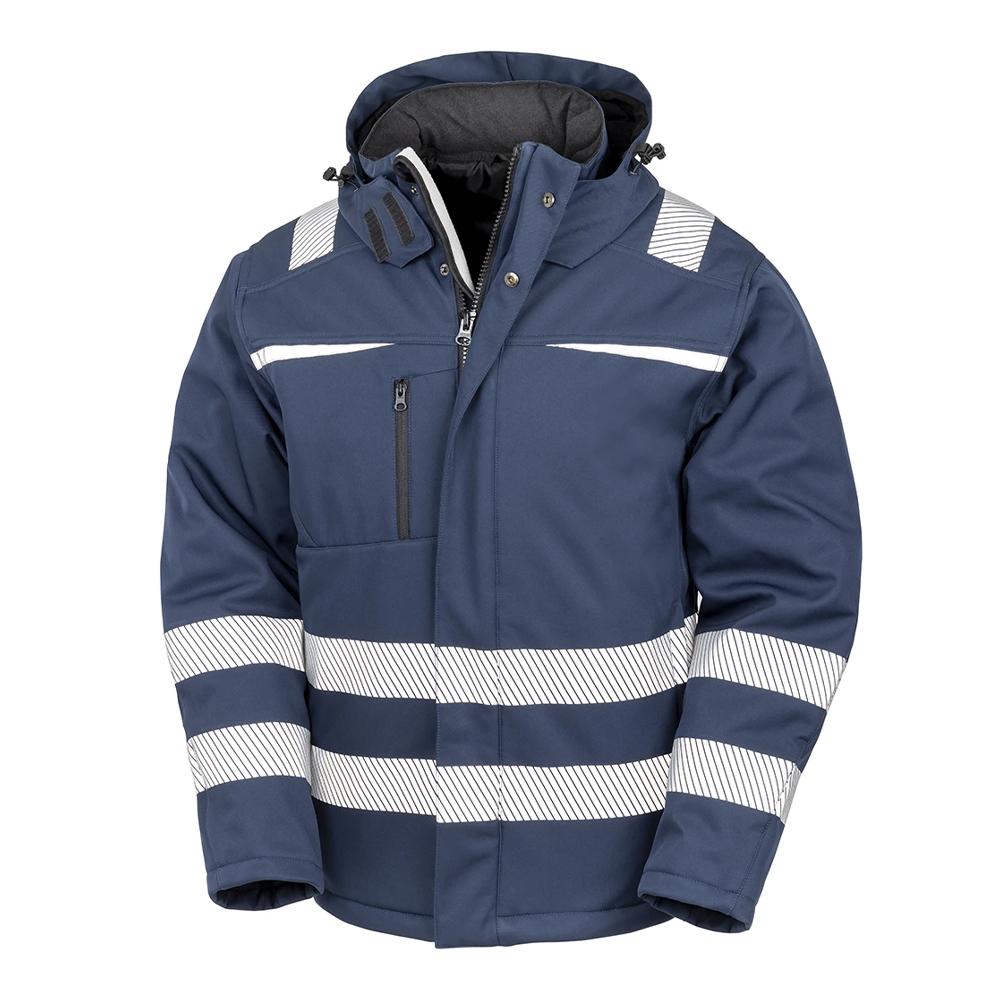 Result Safeguard Mens Dynamic Hi-Visibility Softshell Work Coat