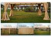 European Outdoor Gazebo Tent: Large, Four-Corner Awning for Courtyards and Carports