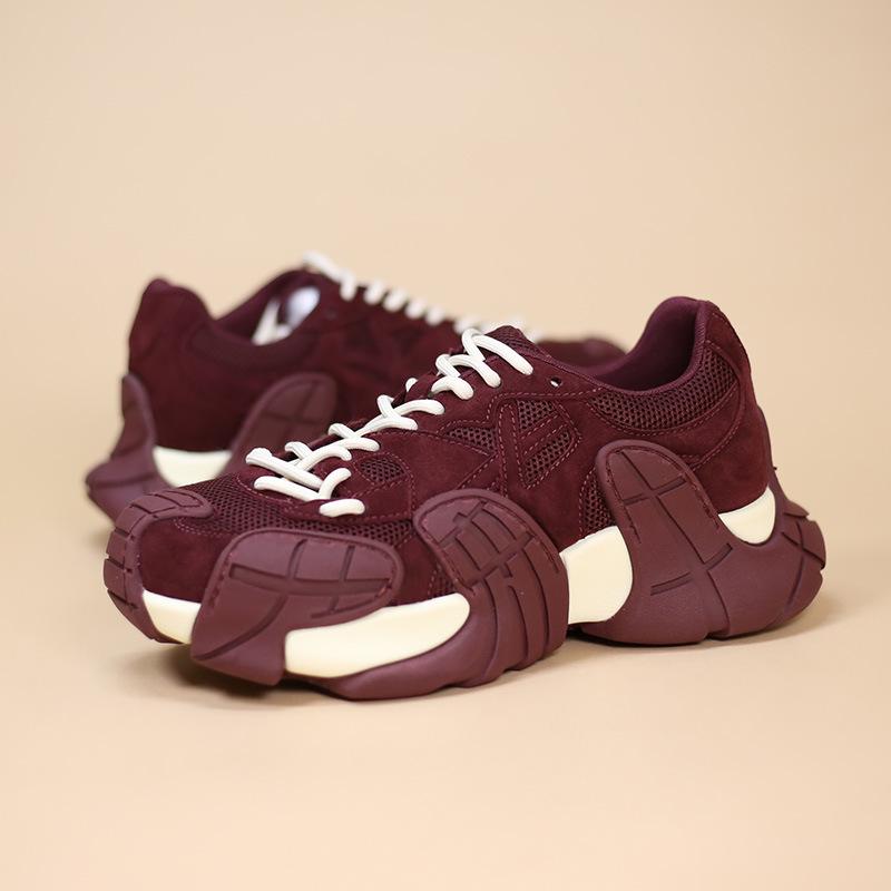 Octopus Women's Dad Shoes 2025 Autumn Fashion: Thick-Soled Casual Street-Style Sneakers