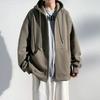 Autumn And Winter Hooded Cardigan Heavy Sweater Men'S Winter American Trendy Brand Loose Casual Jacket Top