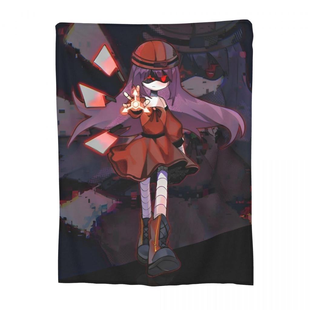 Murder Drones Uzi Doorman Knitted Blanket Coral Fleece Plush Tv Series Soft Throw Blankets for Outdoor Travel Bedroom Quilt