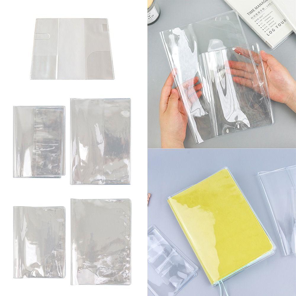 Transparent Notebook Protective Sleeve A5/A6 Scrapbooking Cover  Agenda Planner