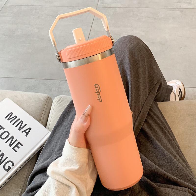 304 Stainless Steel Insulated Tumbler with Straw