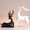 Golden Elk Set of Soft Decor Luxury Style Home Decoration Artwork TV Cabinet and Bookcase Elk Decorative Piece