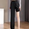 Black Suit Pants Women's Pants Pants Small Women's Pants Drape Straight-leg Pants Professional Pipe Pants Wide Legs