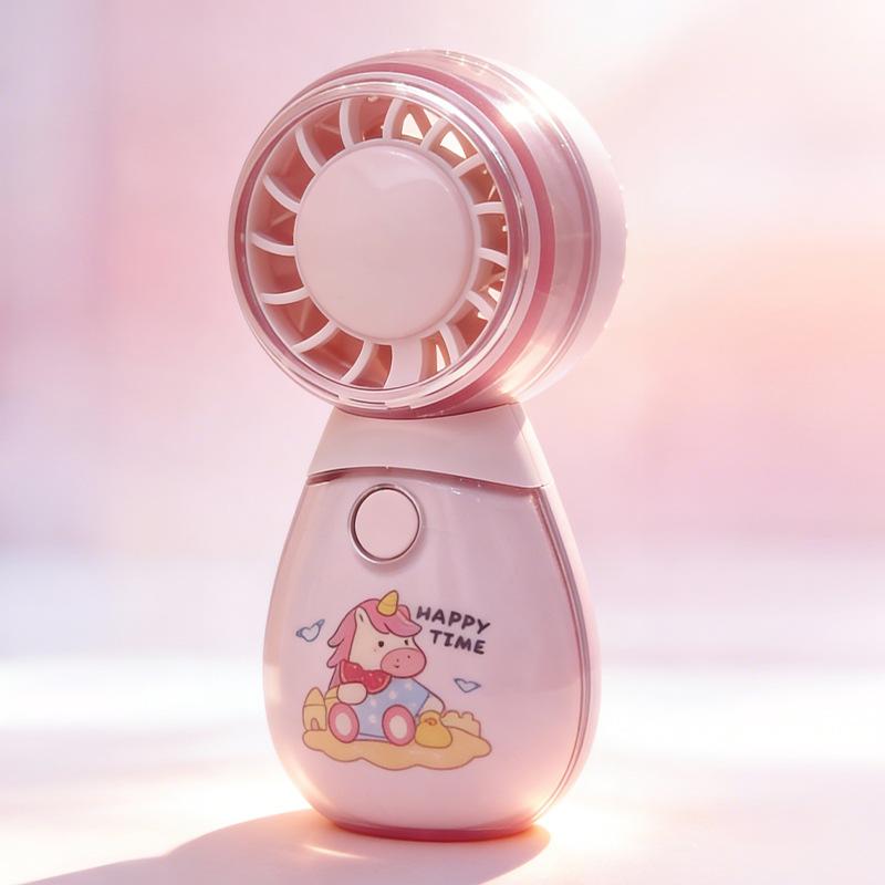 Portable Mini Fan with USB Charging Function, Cute Pet-friendly, Stand-up Electric Fan, Silent Operation