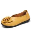 2025Soft Genuine Leather Flat Shoes Women Flats with Flowers Ladies Shoes Women Designers Loafers Slip On Ballerina