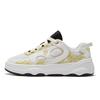 Windround Versatile Lace-Up Durable Low-Top Skate Shoes Women Sneakers White T12W432311FSB