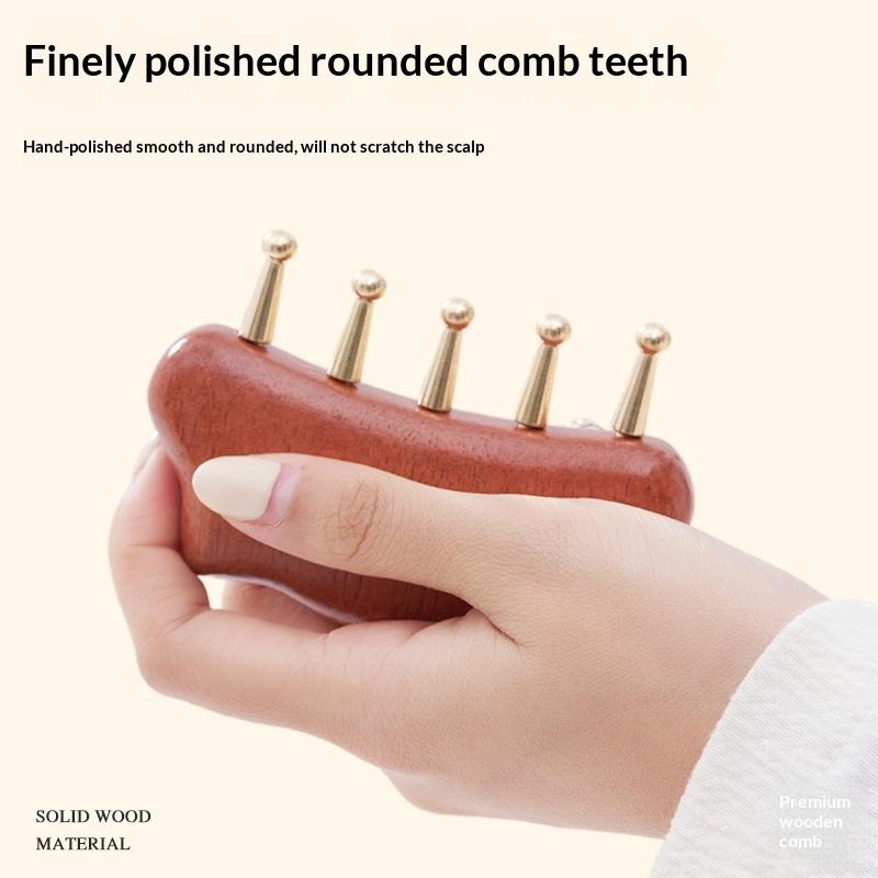 Portable Brass Gua Sha Massage Tool Head Neck Leg Body Meridian Massager Lymphatic Muscle Relief Pain Deep Tissue Massage