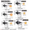 2pcs 5.5cm 10g VIB Lure Spoon Wobbles Vibration Spoon Fishing Lure Metal Fishing Bait  Ice Fishing