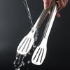Baijie 304 Stainless Steel Multi-Functional Food Tongs for Cake, Steak, BBQ Bread, Kitchen Baking, And Roasting Meat