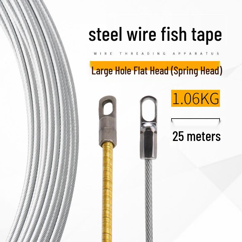 Electrician's Steel Wire Cable Threader & Puller