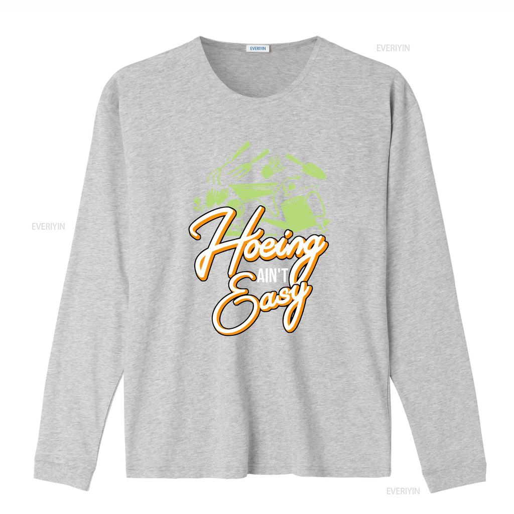 Gardener T Shirt Plant Lover Farmer For Gardeners Hoeing Aint Easy Botanical Gardening Garden vintage Washed Stylish