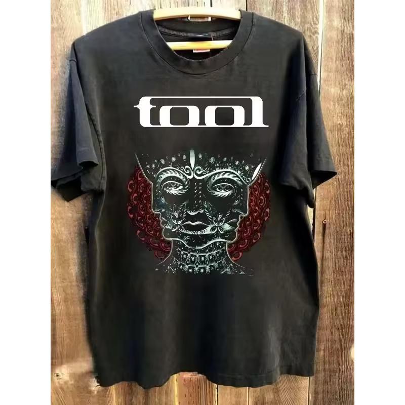 Tool rock metal band tour music short sleeve black color classic shirt Graphic T shirts Mens T shirts