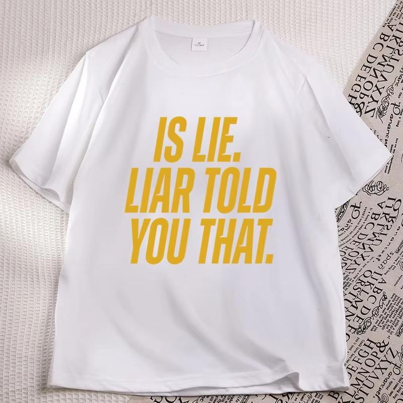 Is Lie Liar Told You That Connor T-shirt Heated Rivalry T Shirt Casual Cotton Short Sleeve Round Neck Tshirts Book Merch Tops