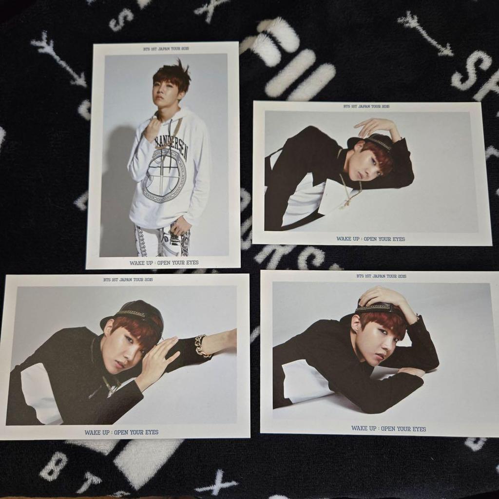 [USED] BTS J-HOPE Hoseok WAKE UP WU Photo Card Complete