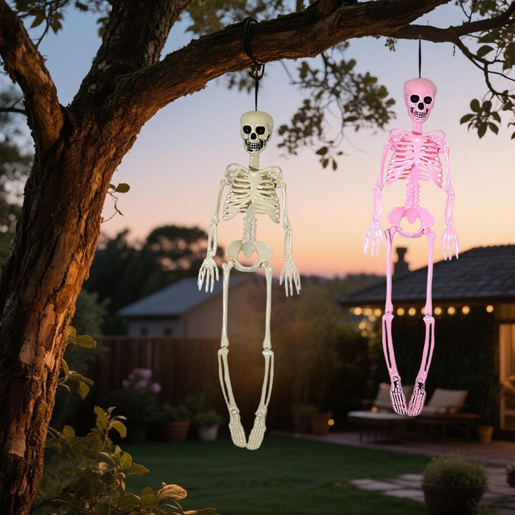 Skeleton Decoration, Horror Atmosphere Decoration, Can Be Hung Or Placed In Garden Movable Joints.