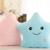 Colorful Illuminated Plush Pillows In Adorable Star Moon And Heart Shapes For Kids