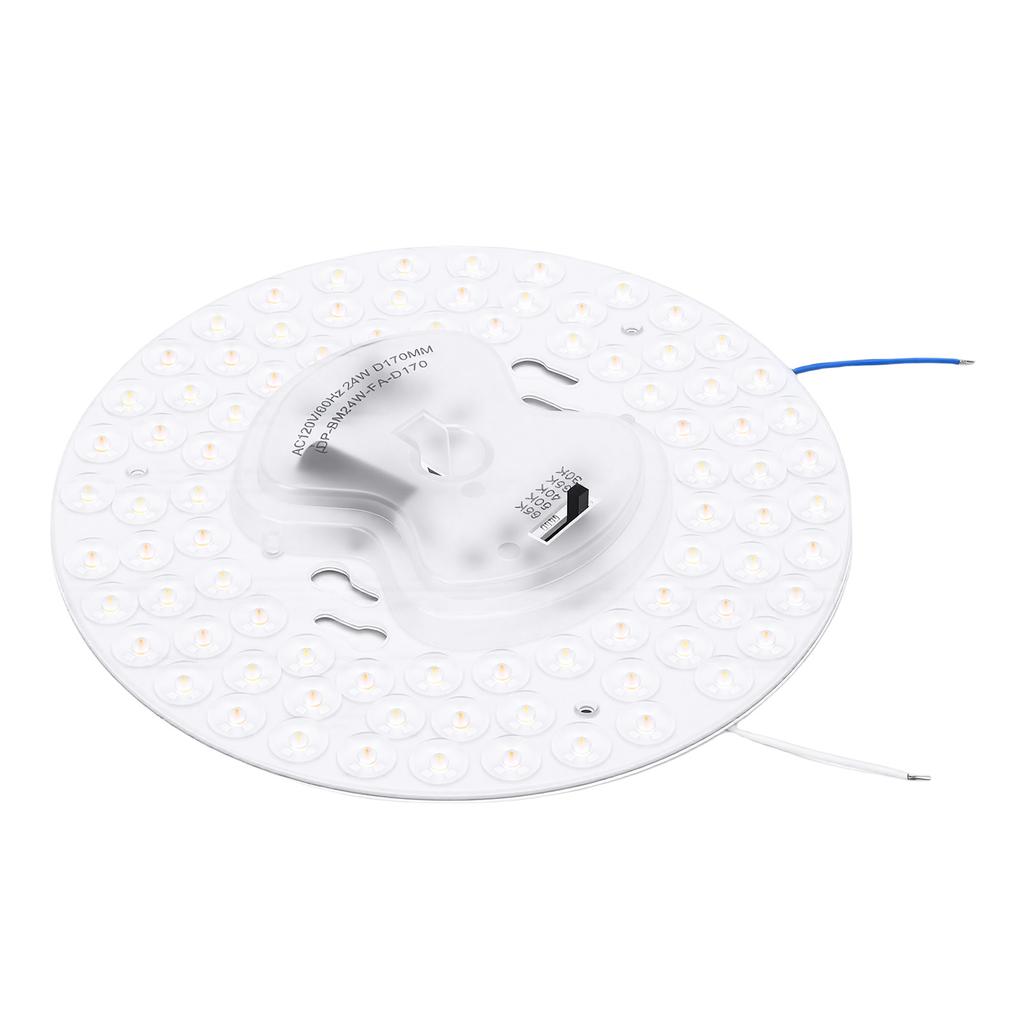 6.6in LED Ceiling Fan Light Retrofit Panel 24W Ceiling Light Replacement Board 5CCT 3000K 3500K 4000K 5000K 6500K