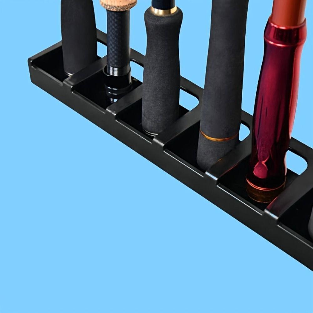 Wall Mount Fishing Rod Holders 6 Hole Fishing Pole Storage Rack  Fishermen