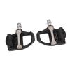 2Pcs Road Bike Self Locking Pedals Engineering Plastics Adjustable Bicycle Accessories with Lock Plates