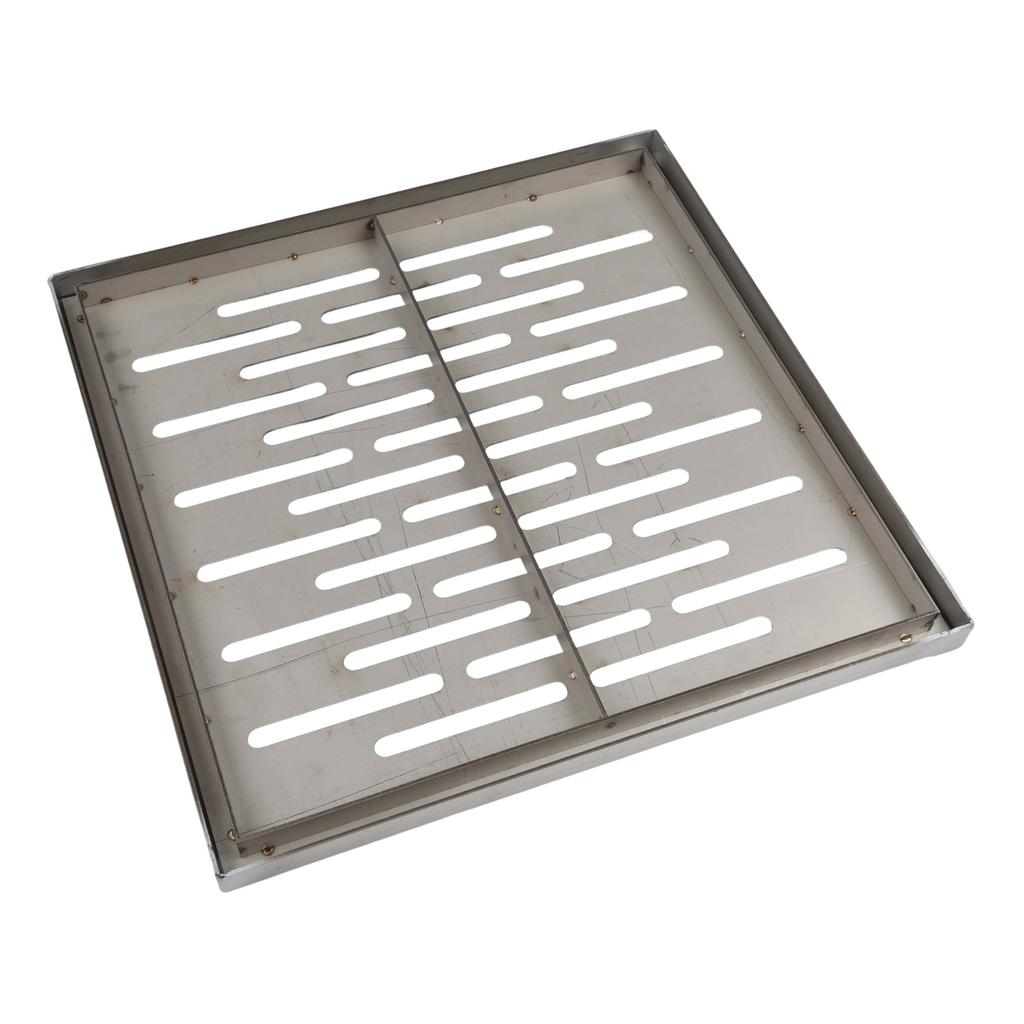 Elegant Stainless Steel Drain Cover with Slip Resistant Design for Added Safety