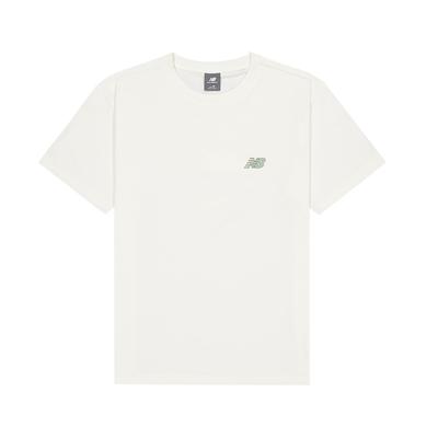 New Balance T Shirt Unisex Sea Salt White AMT52343-SST