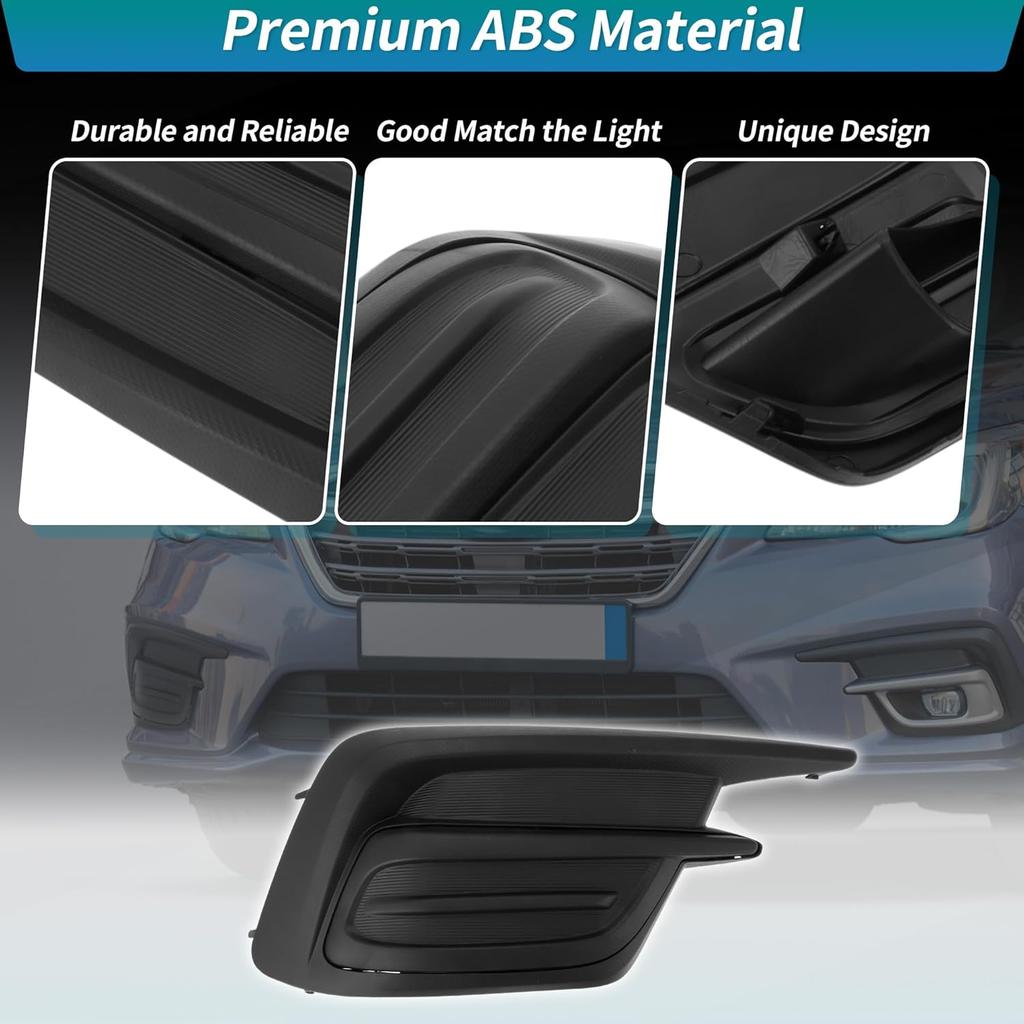 Passenger Side Fog Light Grill for Subaru Legacy 2018 2019 Front Bumper Fog Light Grille Cover Fog Light Shell 1 Pc No.57731AL56A