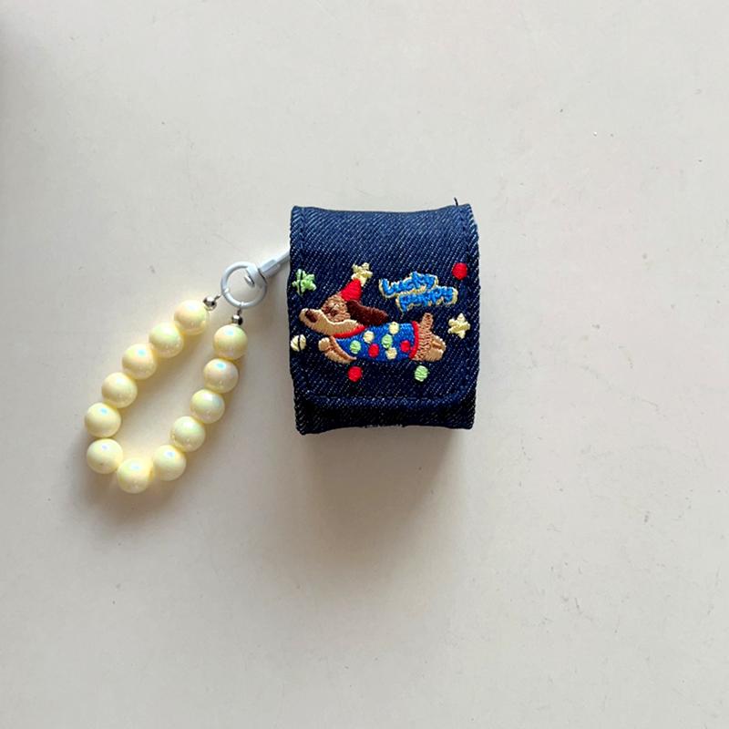 1Pc Hang Bag Lovely Storage Box Durable Key Buckle Korea Earphone Case Bluetooth Protective Case Silicone Funda