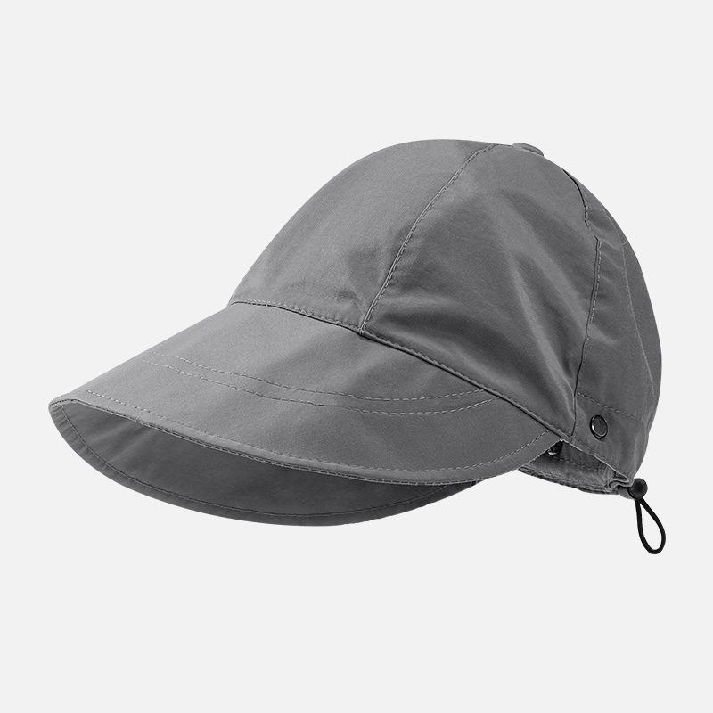 Peaked cap breathable quick drying sun protection sun hat children spring and summer adjustable thin large brim sun hat wind